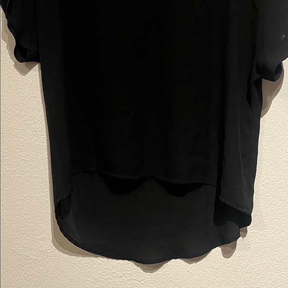 Bundle of Two Lush Black Tops Loose Fitting V-Neck Blouses - Picture 11 of 11